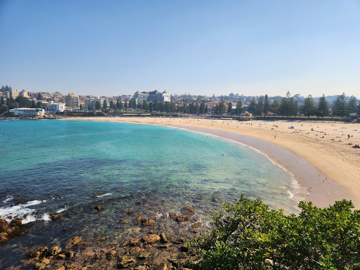 Coogee's turquoise bay at the end of the coastal walk